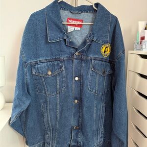 Wrangler Blue Denim Jacket with Patch